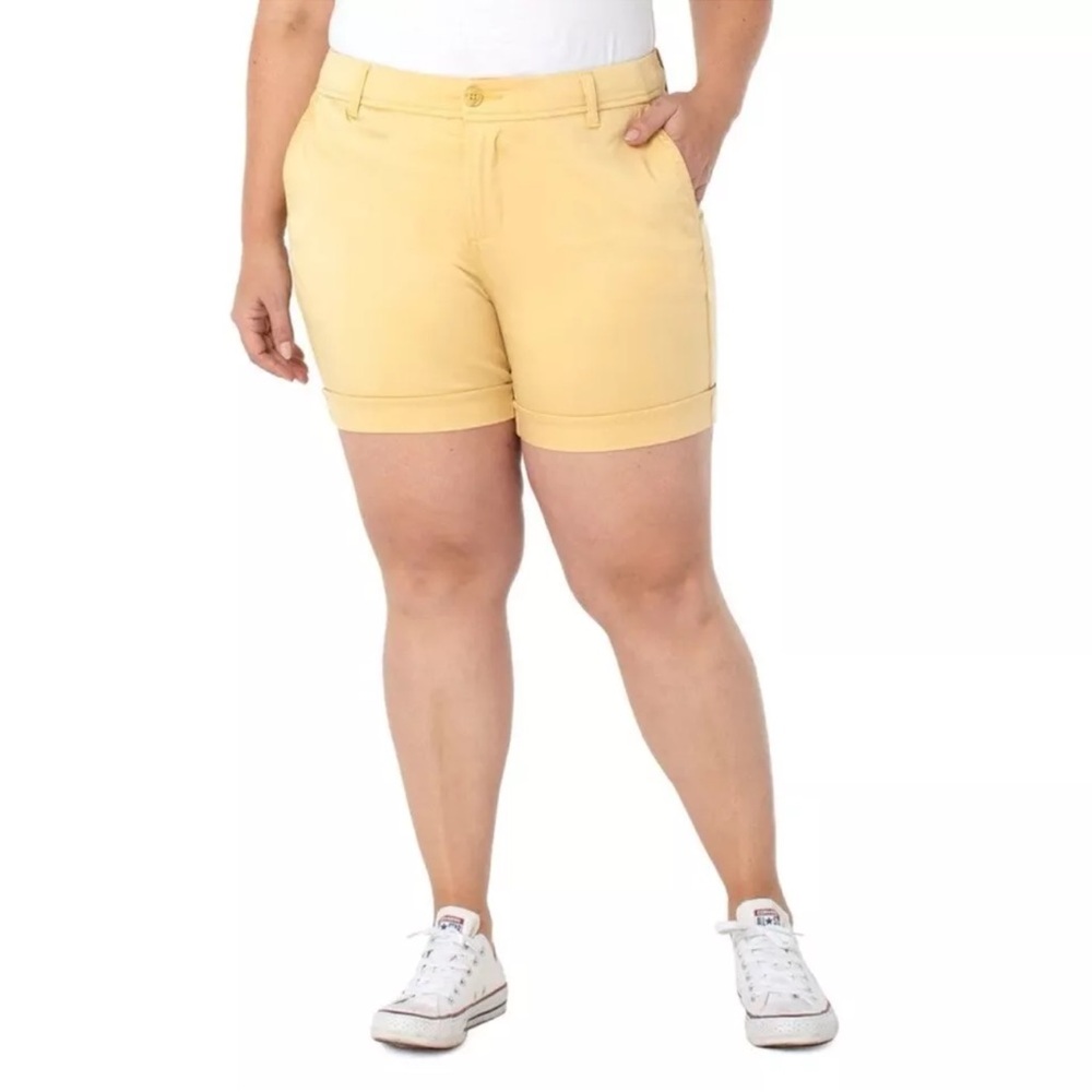 Liverpool - NWT- Buddy Rolled Trouser Short - Mustard Gold- size 20